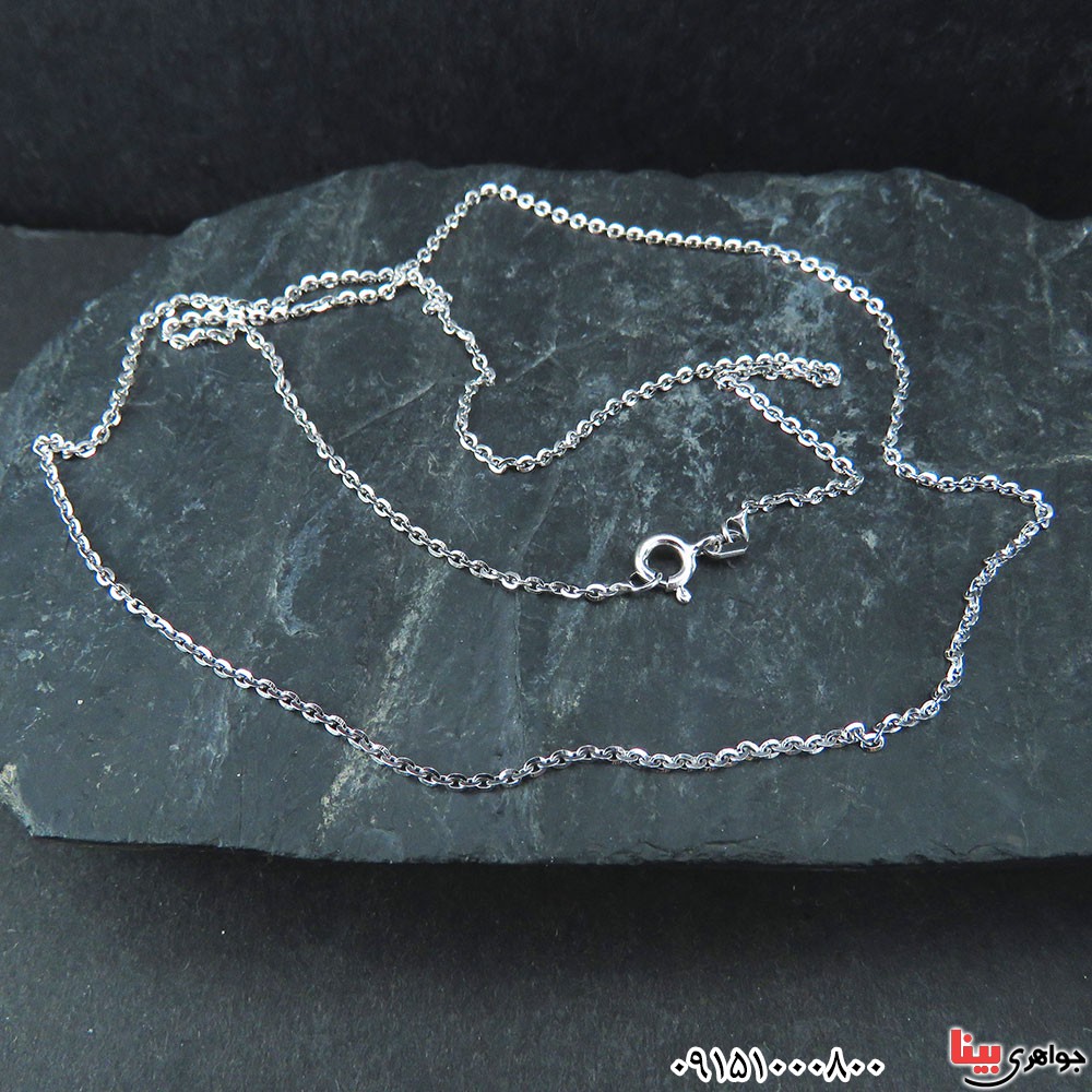 زنجیر نقره 40 سانتی زیبا و شیک _کد:33409