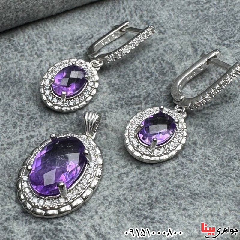 سرویس آمتیست بسیار زیبا و خاص زنانه _کد:33465
