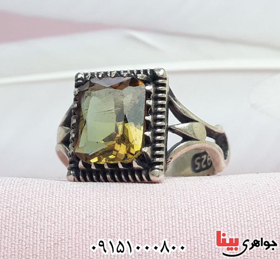 انگشتر الکساندریت مردانه خاص و زیبای خاص _کد:33503