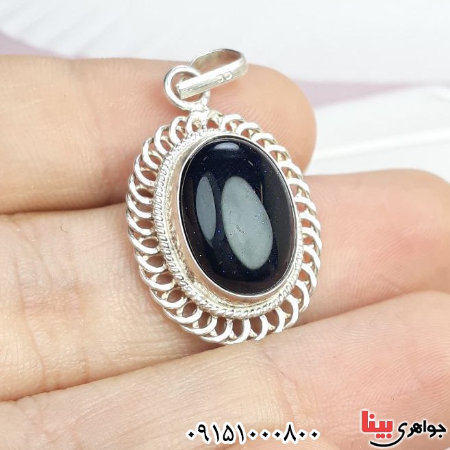 گردنبند عقیق سیاه (اونیکس) زنانه خاص _کد:33537