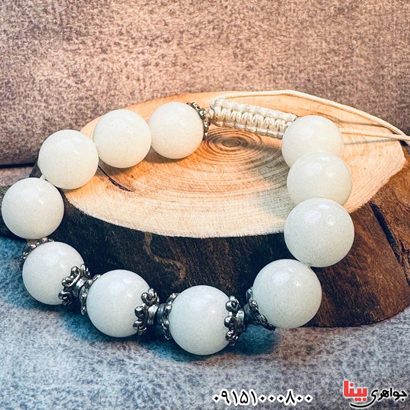 دستبند سنگی شب چراغ بسیار زیبا _کد:33552