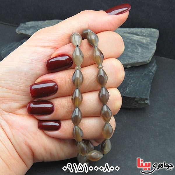 تسبیح استخوان شاخ بوفالو زیبا و خوش تراش _کد:33609