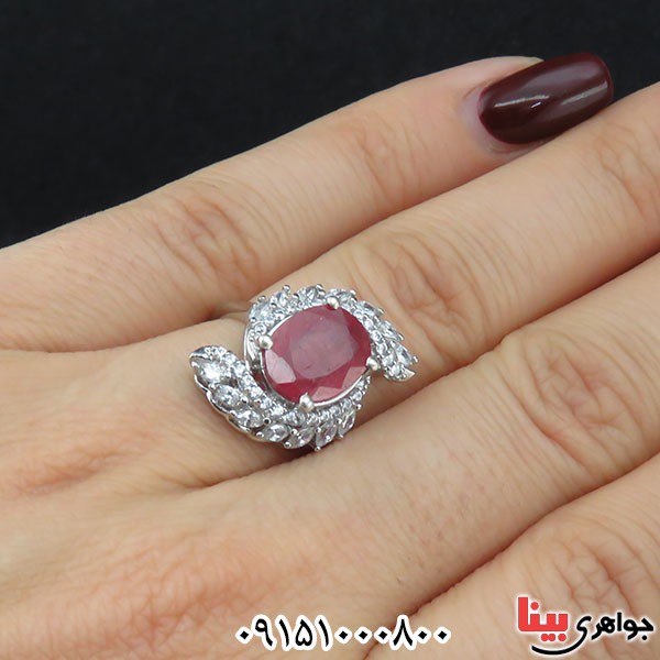 انگشتر یاقوت سرخ بسیار بسیار خاص و شکیل _کد:33661