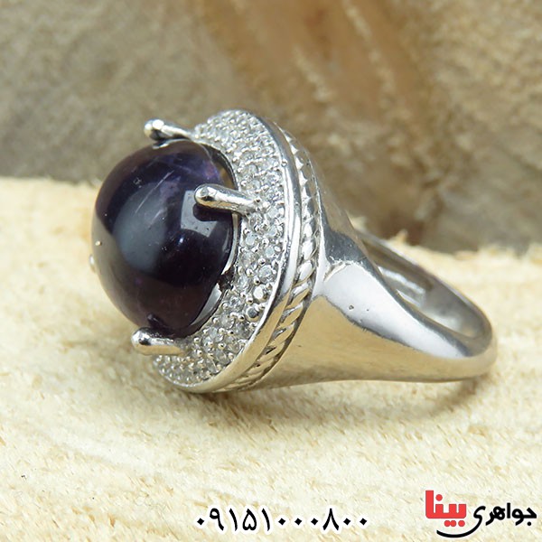 انگشتر آمتیست خاص ، زیبا و مدرن _کد:33688
