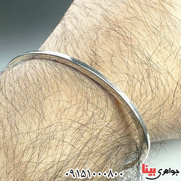 دستبند نقره مدرن و جذاب