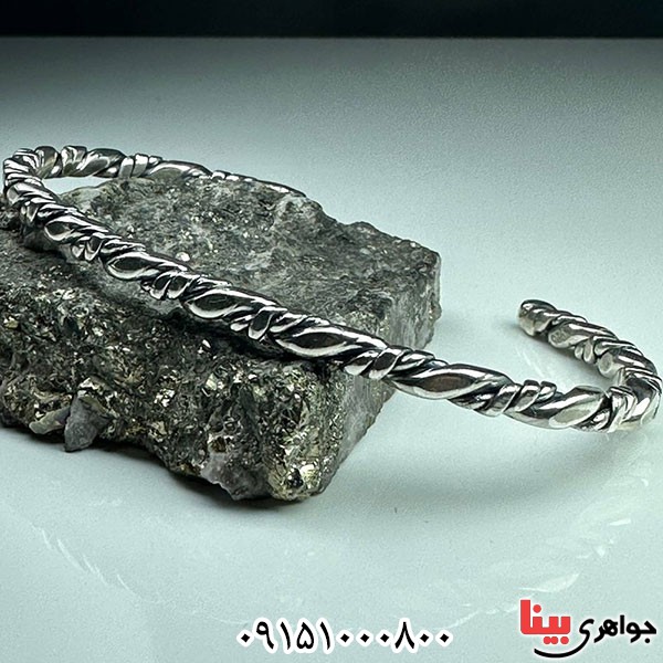 دستبند نقره مدرن و خاص _کد:33703