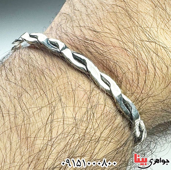 دستبند نقره شکیل و با کیفیت _کد:33711
