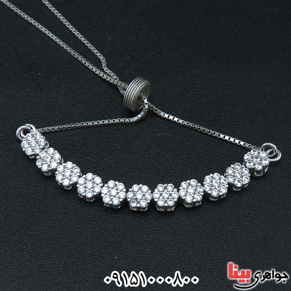 دستبند نقره بسیار زیبا و شیک _کد:33742