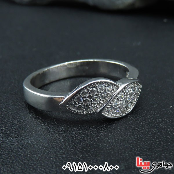 انگشتر نقره ظریف و زیبا _کد:33763