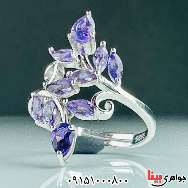 انگشتر آمتیست ،باکس خاص هدیه روز مادر بسیار زیبا _کد:33792