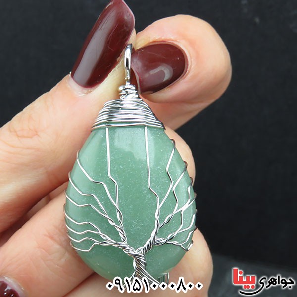 گردنبند آونتورین بسیار خاص و خوشرنگ  _کد:33881