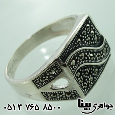 انگشتر حدید مستطیلی