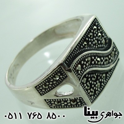 انگشتر حدید مستطیلی