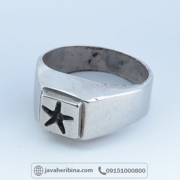 انگشتر نقره دست ساز حرز امام جواد _کد:34155