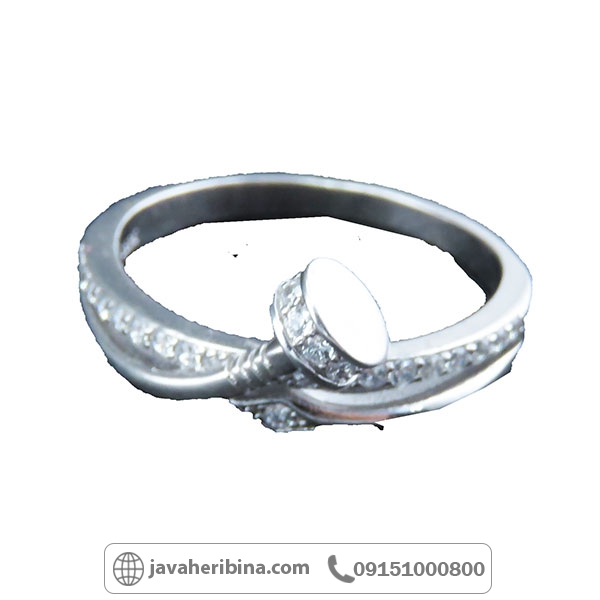 انگشتر نقره زنانه طرح میخ _کد:34196