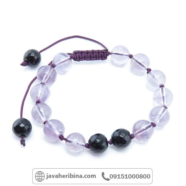 دستبند آمتیست خوشرنگ و خاص _کد:34259