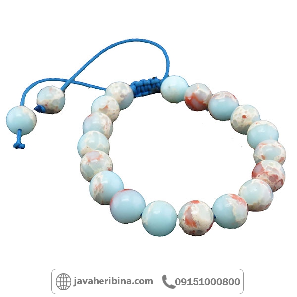 دستبند فیروزه خوش رنگ _کد:34272