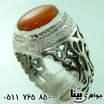 انگشتر عقیق یمنی شرف الشمس فاخر مردانه