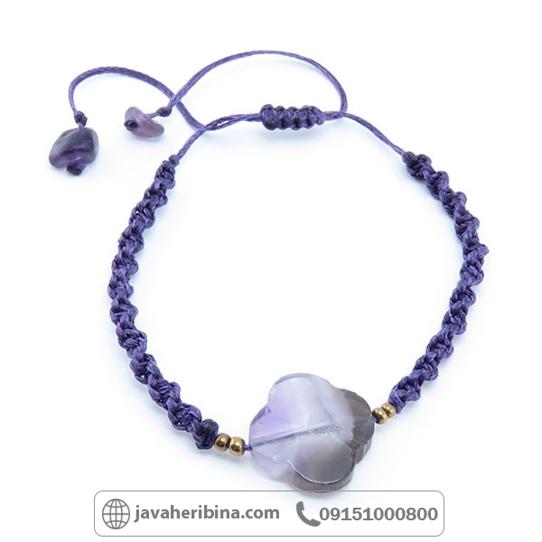 دستبند آمتیست بسیار زیبا _کد:34289