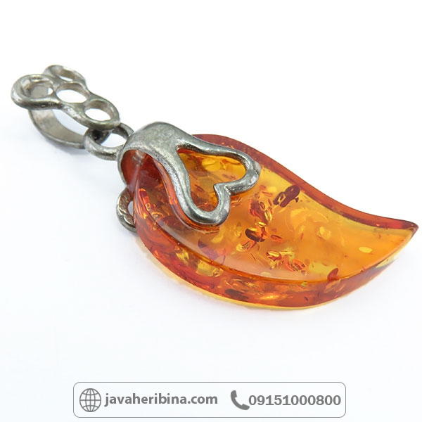 گردنبند کهربا  _کد:34558