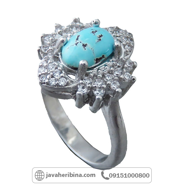 انگشتر فیروزه زیبا _کد:34566