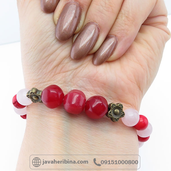 دستبند چند جواهر زیبا _کد:34568