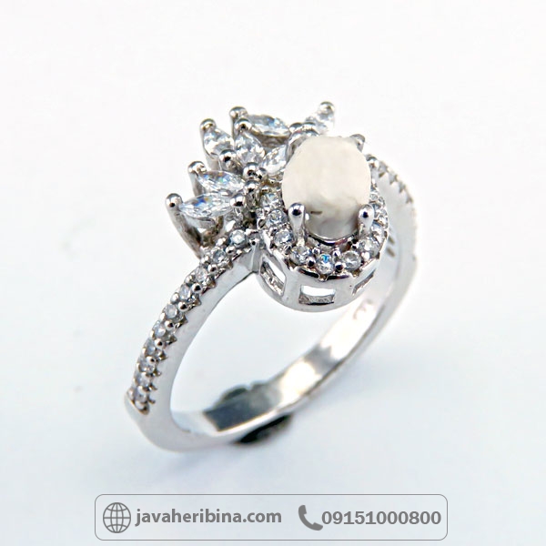 انگشتر خرمهره نقره زنانه خاص _کد:34635