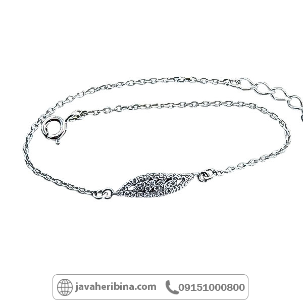 دستبند نقره ظریف و زیبا _کد:34696
