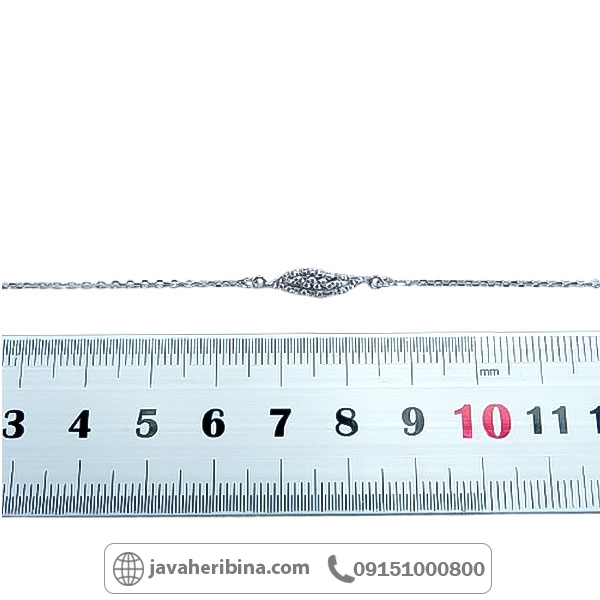 دستبند نقره ظریف و زیبا _کد:34696