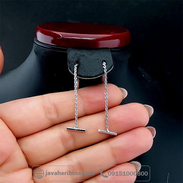 گوشواره نقره زنانه ظریف و زیبا _کد:34700