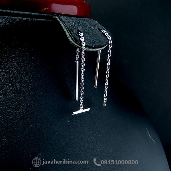گوشواره نقره زنانه ظریف و زیبا _کد:34700