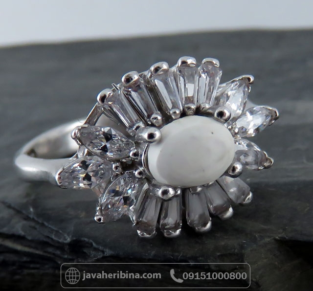 انگشتر خرمهره زنانه بسیار زیبا _کد:34882