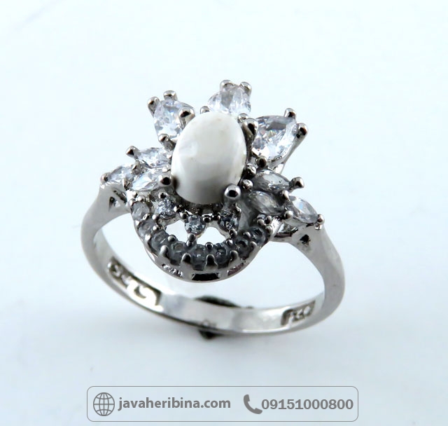 انگشتر خرمهره زنانه رودیوم خاص _کد:34883