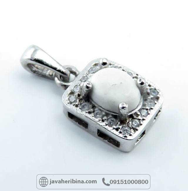 گردنبند خرمهره زنانه رودیوم ظریف و زیبا _کد:34887