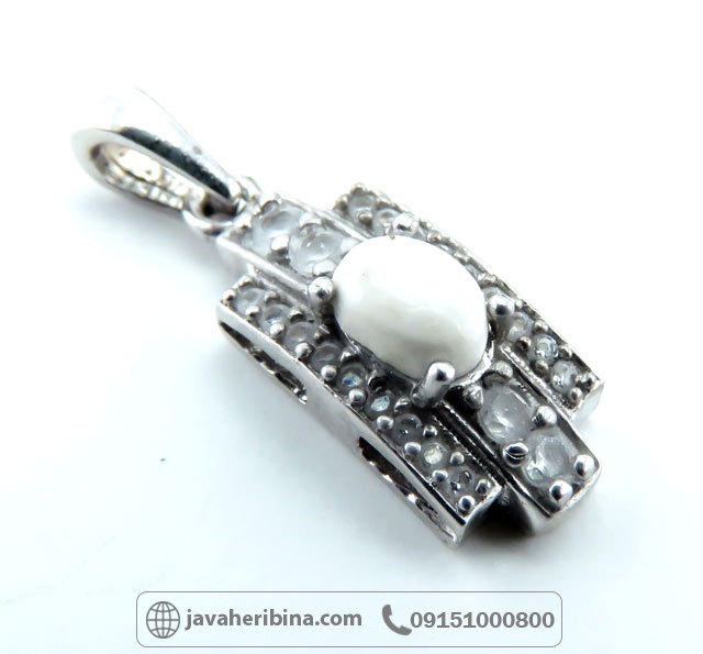 گردنبند خرمهره نقره زنانه بسیار زیبا _کد:34888