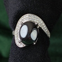 انگشتر حدید نقره زنانه زیبا _کد:34995