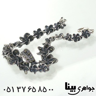 دستبند حدید گل سه بعدی