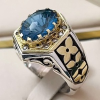 انگشتر توپاز سوئیسی درجه یک فاخر همراه 10 قطعه الماس _کد:35141