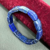 دستبند لاجورد درشت و سنگین _کد:35292