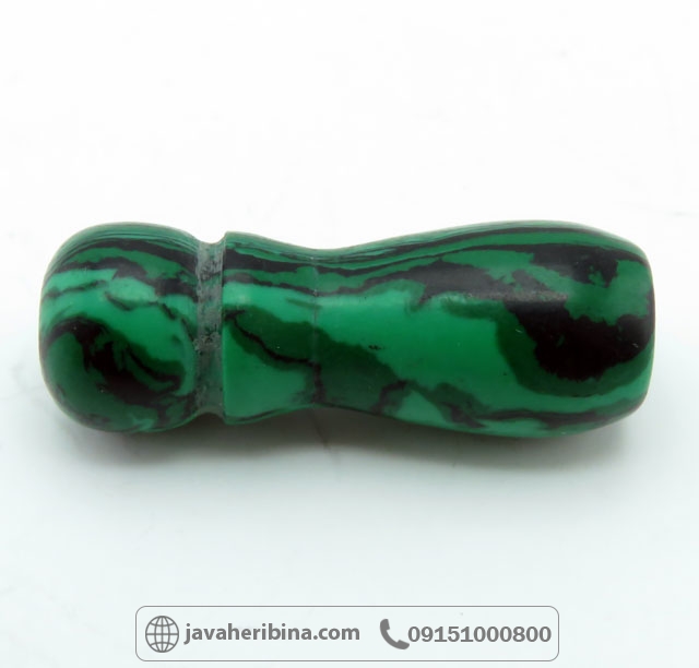 تسبیح شیخک سنگی مالاکیت _کد:35300