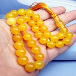 تسبیح عقیق شرف الشمس 33 دانه خوش رنگ