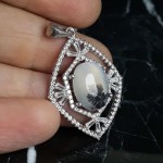 تک درخت نقره زنانه با روکش رودیوم _کد:35710