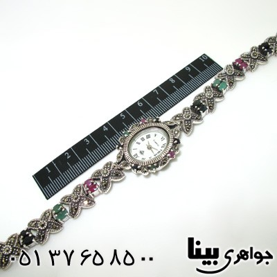ساعت چند جواهر طرح شکوفه زنانه