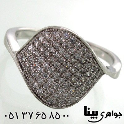 انگشتر نقره طرح فروزان زنانه