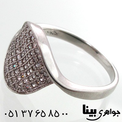 انگشتر نقره طرح فروزان زنانه