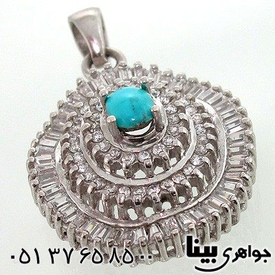 گردنبند فیروزه نیشابوری زنانه درشت