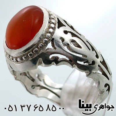 انگشتر عقیق یمنی مردانه شماره سه