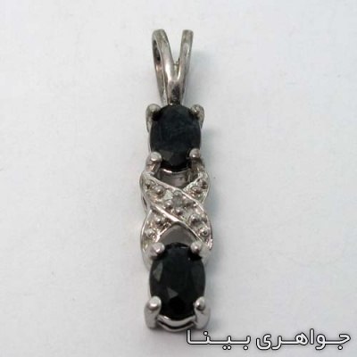 گردنبند یاقوت کبود عمودی