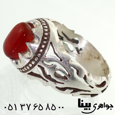 انگشتر عقیق یمنی مردانه مرغوب
