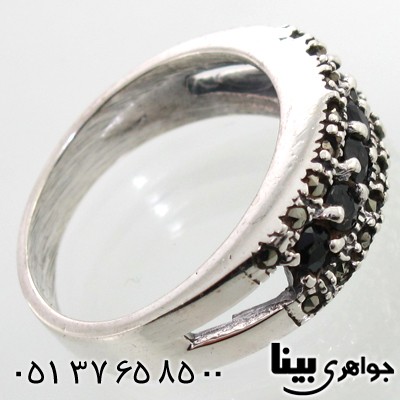 انگشتر یاقوت کبود زنانه طرح صبا